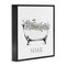 Stupell Industries Soak Bathtub with Lavender Framed Giclee By Lettered and Lined